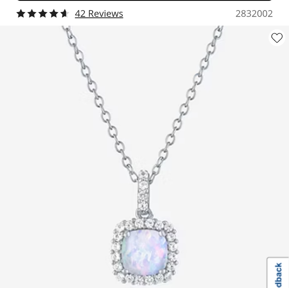 JCP Lab Created Opal Necklace & Earrings